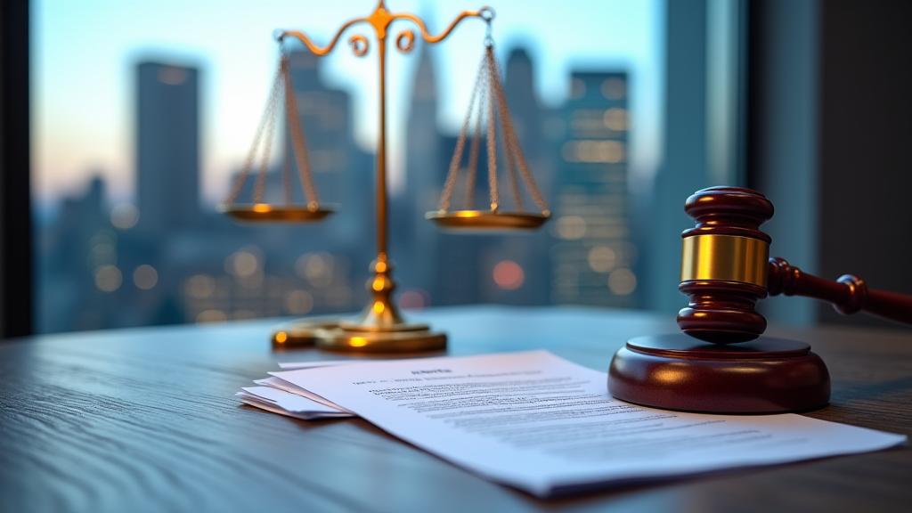 Diverse legal documents and a gavil, symbolizing comprehensive legal services